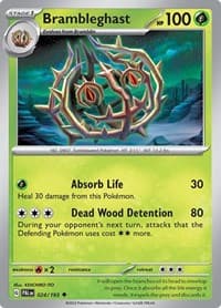 Brambleghast - SV02: Paldea Evolved - Pokemon card