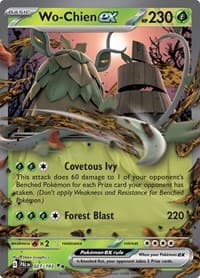 Wo-Chien ex - SV02: Paldea Evolved - Pokemon card