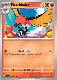 Fletchinder - SV02: Paldea Evolved - Pokemon card