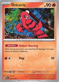 Oricorio - SV02: Paldea Evolved - Pokemon card