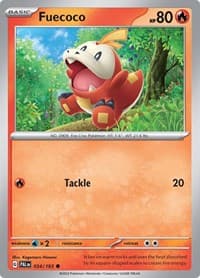 Fuecoco - SV02: Paldea Evolved - Pokemon card