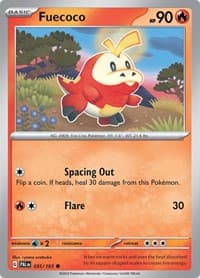 Fuecoco - SV02: Paldea Evolved - Pokemon card