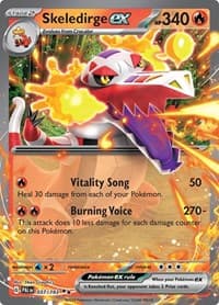 Skeledirge ex - SV02: Paldea Evolved - Pokemon card