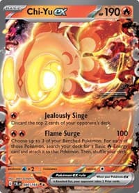 Chi-Yu ex - SV02: Paldea Evolved - Pokemon card