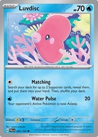Luvdisc - SV02: Paldea Evolved - Pokemon card
