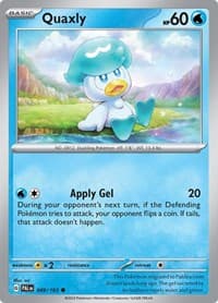 Quaxly - SV02: Paldea Evolved - Pokemon card