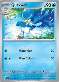 Quaxwell - SV02: Paldea Evolved - Pokemon card