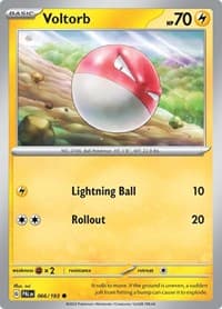 Voltorb - SV02: Paldea Evolved - Pokemon card