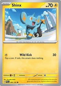 Shinx - SV02: Paldea Evolved - Pokemon card