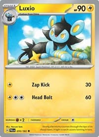 Luxio - SV02: Paldea Evolved - Pokemon card
