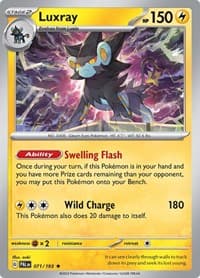 Luxray - SV02: Paldea Evolved - Pokemon card