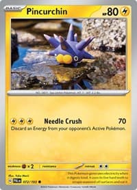 Pincurchin - SV02: Paldea Evolved - Pokemon card