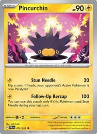 Pincurchin - SV02: Paldea Evolved - Pokemon card
