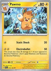 Pawmo - SV02: Paldea Evolved - Pokemon card