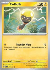 Tadbulb - SV02: Paldea Evolved - Pokemon card