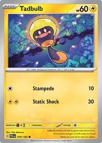 Tadbulb - SV02: Paldea Evolved - Pokemon card