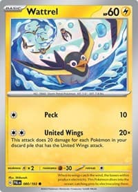 Wattrel - SV02: Paldea Evolved - Pokemon card