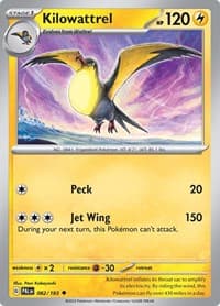 Kilowattrel - SV02: Paldea Evolved - Pokemon card