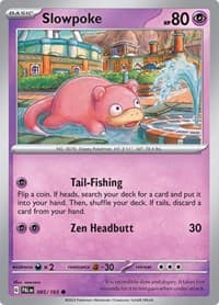 Slowpoke - SV02: Paldea Evolved - Pokemon card