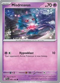Misdreavus - SV02: Paldea Evolved - Pokemon card