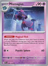 Mismagius - SV02: Paldea Evolved - Pokemon card