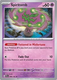 Spiritomb - SV02: Paldea Evolved - Pokemon card