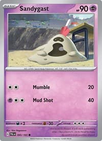 Sandygast - SV02: Paldea Evolved - Pokemon card
