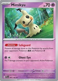 Mimikyu - SV02: Paldea Evolved - Pokemon card