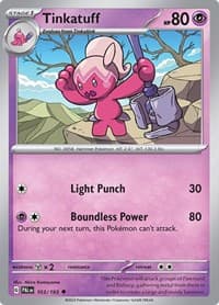 Tinkatuff - SV02: Paldea Evolved - Pokemon card