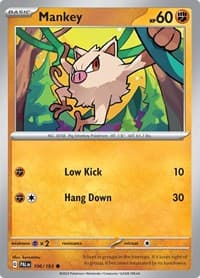 Mankey - SV02: Paldea Evolved - Pokemon card