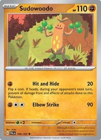 Sudowoodo - SV02: Paldea Evolved - Pokemon card