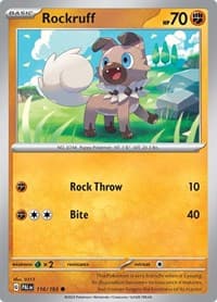 Rockruff - SV02: Paldea Evolved - Pokemon card