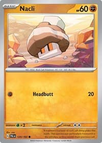 Nacli - SV02: Paldea Evolved - Pokemon card