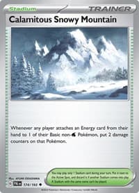 Calamitous Snowy Mountain - SV02: Paldea Evolved - Pokemon card