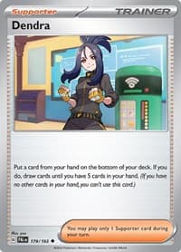 Dendra - SV02: Paldea Evolved - Pokemon card