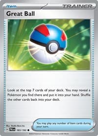 Great Ball - SV02: Paldea Evolved - Pokemon card