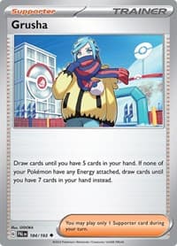 Grusha - SV02: Paldea Evolved - Pokemon card