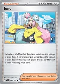 Iono - SV02: Paldea Evolved - Pokemon card