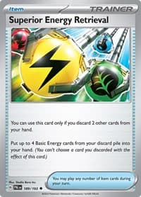 Superior Energy Retrieval - SV02: Paldea Evolved - Pokemon card