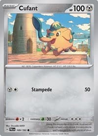 Cufant - SV02: Paldea Evolved - Pokemon card