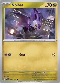 Noibat - SV02: Paldea Evolved - Pokemon card
