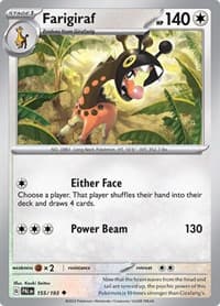 Farigiraf - SV02: Paldea Evolved - Pokemon card