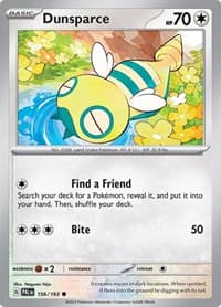 Dunsparce - SV02: Paldea Evolved - Pokemon card