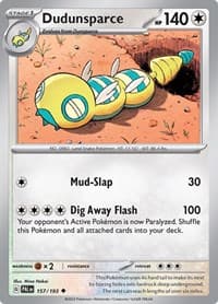 Dudunsparce - SV02: Paldea Evolved - Pokemon card