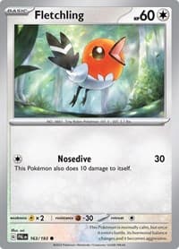 Fletchling - SV02: Paldea Evolved - Pokemon card