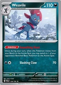 Weavile - SV02: Paldea Evolved - Pokemon card