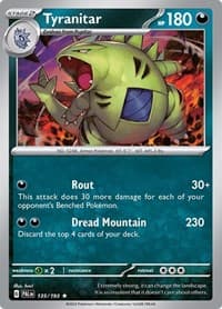 Tyranitar - SV02: Paldea Evolved - Pokemon card