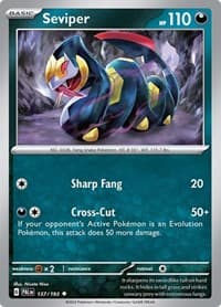 Seviper - SV02: Paldea Evolved - Pokemon card