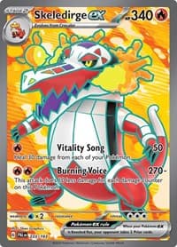 Skeledirge ex - SV02: Paldea Evolved - Pokemon card