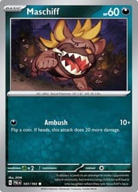 Maschiff - SV02: Paldea Evolved - Pokemon card
